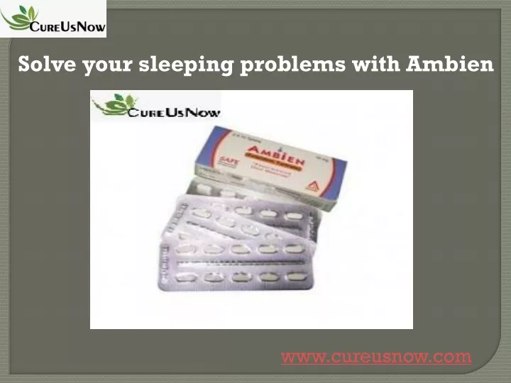 solve your sleeping problems with ambien