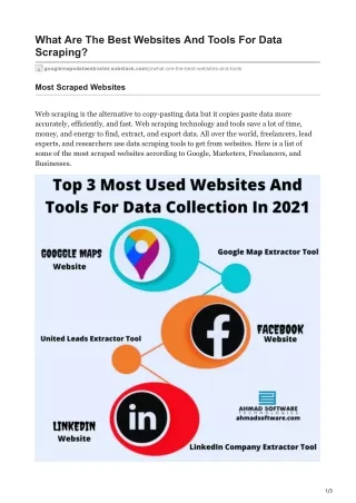 what are the best websites and tools for data