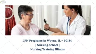 LPN PROGRAMS IN WAYNE, IL, NURSING SCHOOL | NURSING TRAINING ILLINOIS