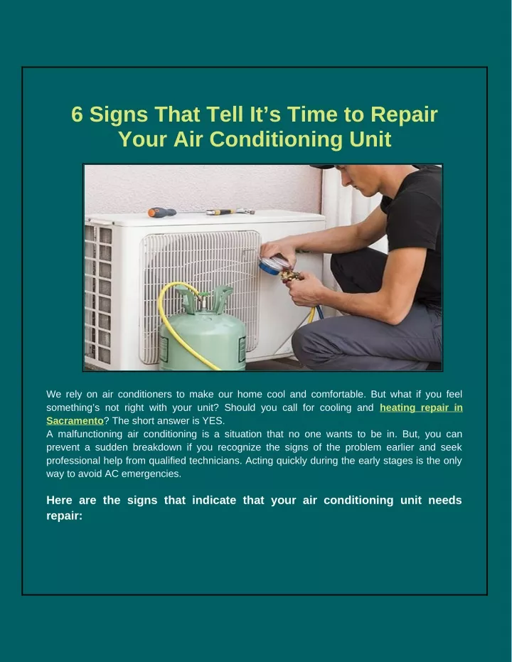 6 signs that tell it s time to repair your