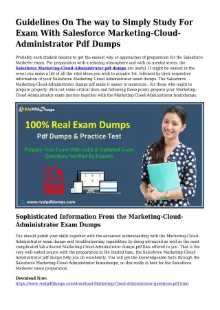 Sustainable Marketing-Cloud-Administrator Dumps Pdf For Astounding Final result