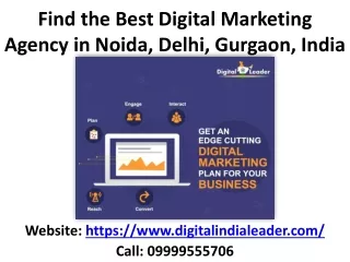 Find the Best Digital Marketing Agency in Noida, Delhi, Gurgaon, India