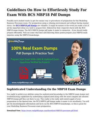 MBP18 Pdf Dumps The Rational Planning Source