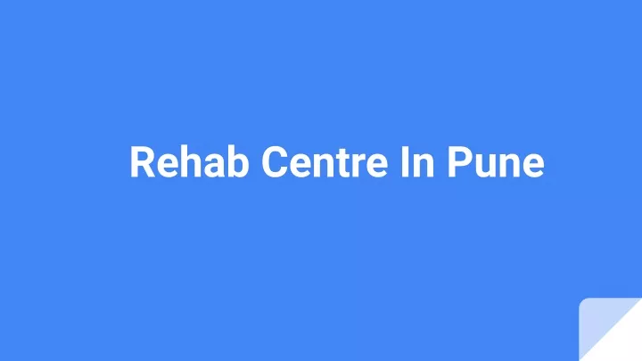 rehab centre in pune
