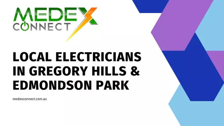 local electricians in gregory hills edmondson park