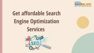 Get Search Engine Optimization Services