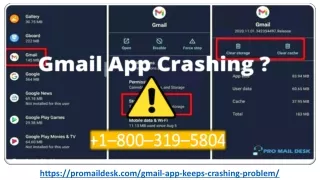 https promaildesk com gmail app keeps crashing