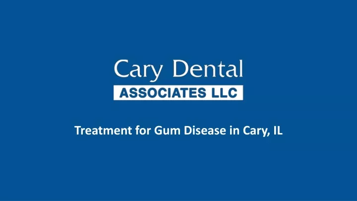 treatment for gum disease in cary il