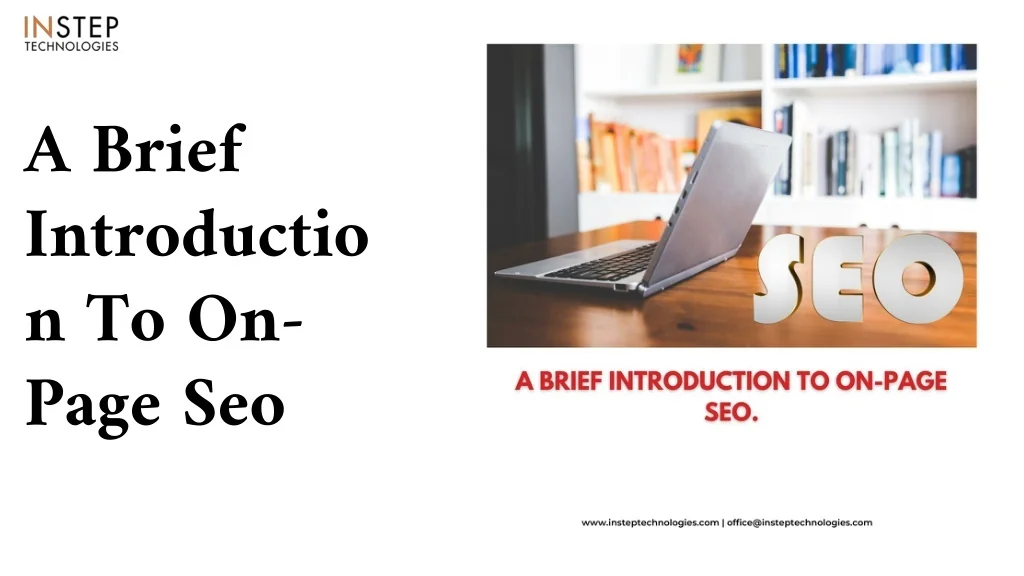 PPT - A Brief Introduction to On- page SEO. PowerPoint Presentation ...