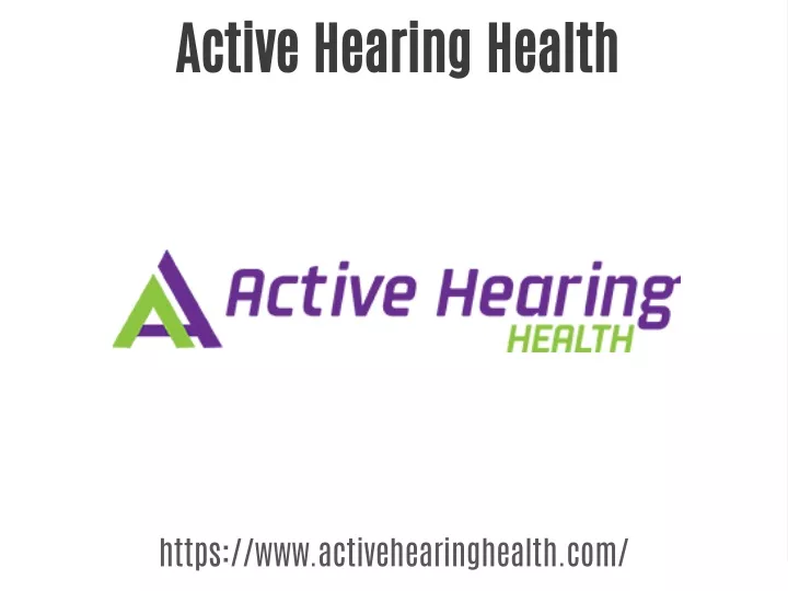 active hearing health
