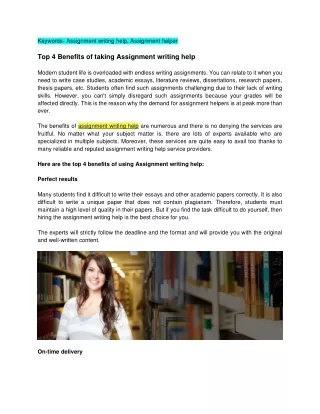 keywords assignment writing help assignment