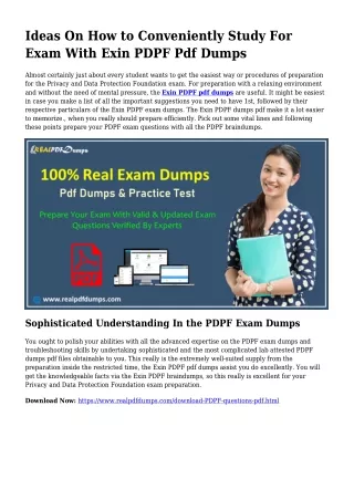 PDPF Pdf Dumps The Reasonable Planning Resource