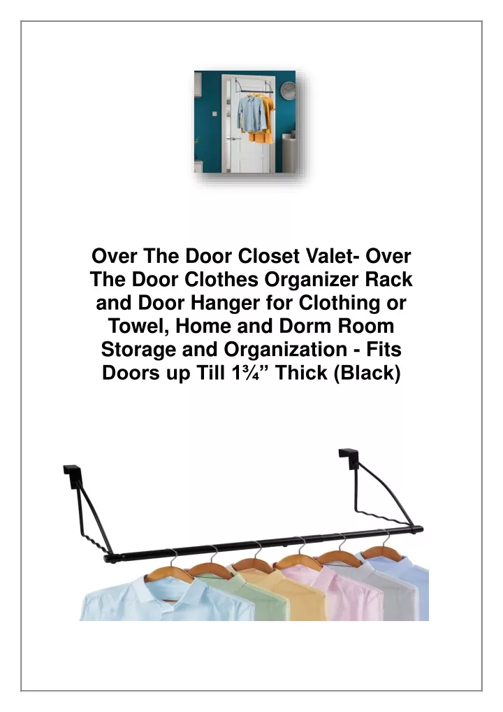 over the door closet valet over the door clothes