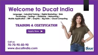 welcome to ducat india