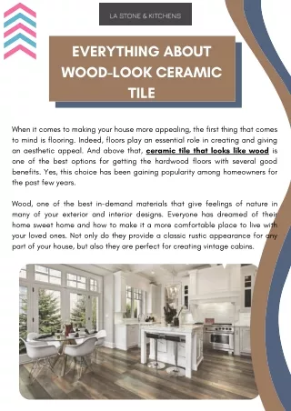 Everything About Wood-Look Ceramic Tile