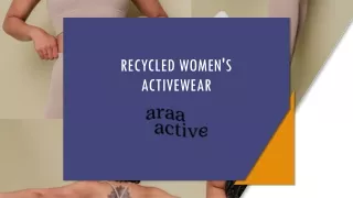 Recycled Women's Activewear