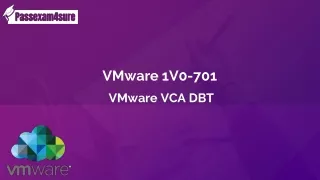 vmware 1v0 701