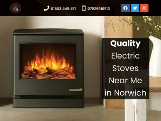 Quality Electric Stoves Near Me in Norwich
