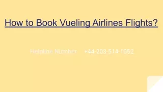 how to book vueling airlines flights