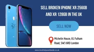Sell Broken iPhone XR 256GB and XR 128GB in the UK