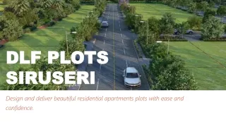 DLF Plots Siruseri Chennai- Residential Plots with Smart Investment