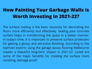 epoxy garage floor coating