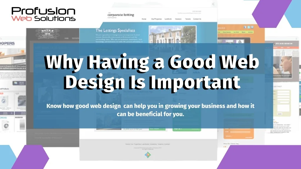 PPT - Why Having a Good Web Design Is Important PowerPoint Presentation ...