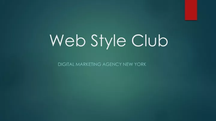 web style club