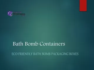 Bath Bomb Containers
