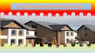 Development finance broker