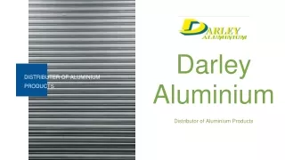 Darley - Distributor of Aluminium Doors and Windows