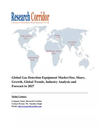 global gas detection equipment market size share