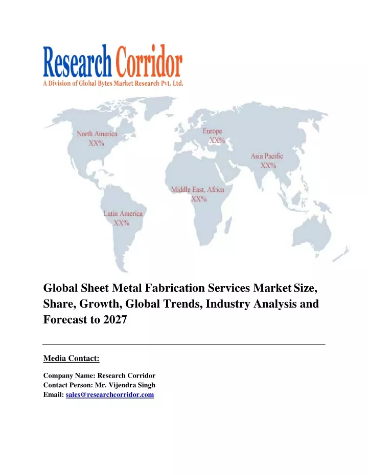 global sheet metal fabrication services market