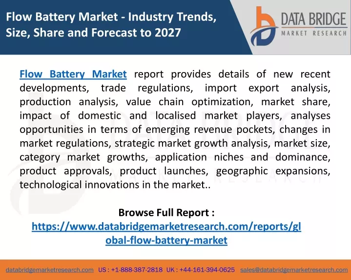 flow battery market industry trends size share