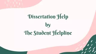 Top Dissertation Help Services