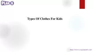 types of clothes for kids