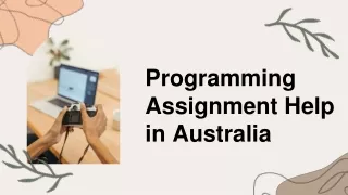 programming assignment h elp in australia