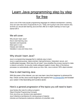 learn java programming step by step for free