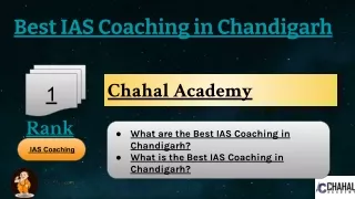 best ias coaching in chandigarh