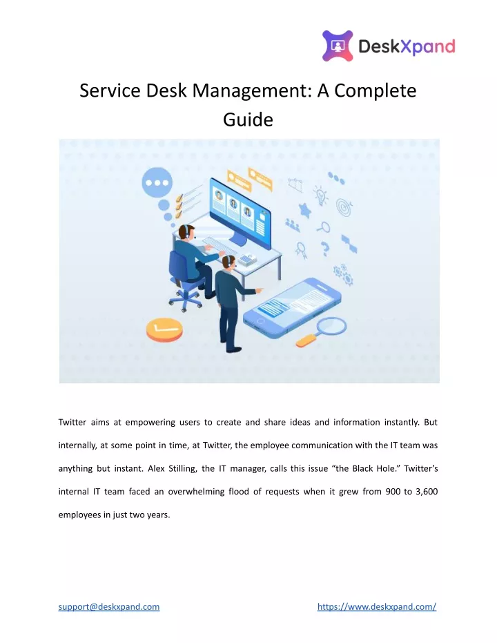 service desk management a complete guide