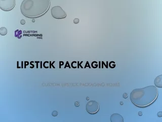 Custom Lipstick Packaging Boxes