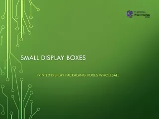 Small Display Boxes