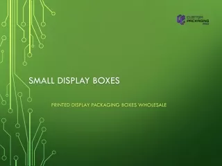 small display boxes