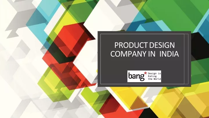 product design company in india