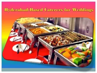 Hyderabad-Based Caterers for Weddings