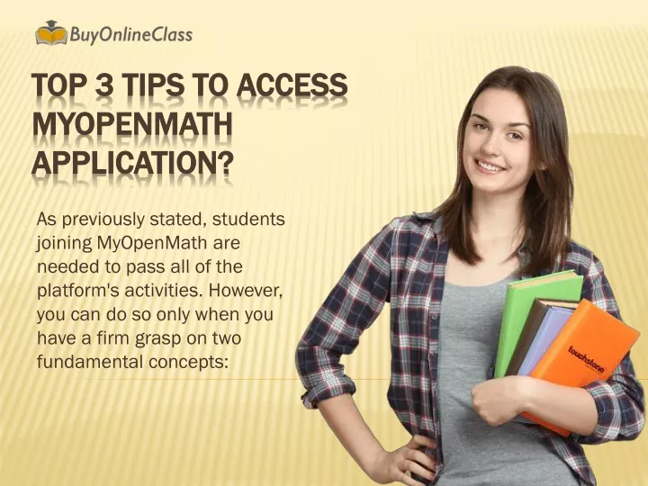 top 3 tips to access myopenmath application