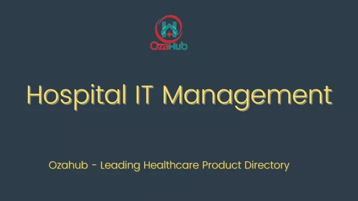 hospital it management