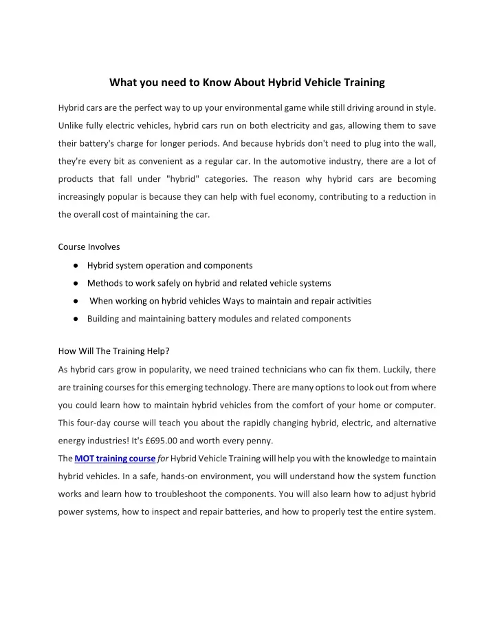 what you need to know about hybrid vehicle