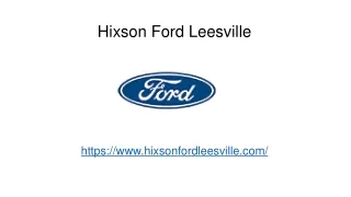 hixson ford leesville