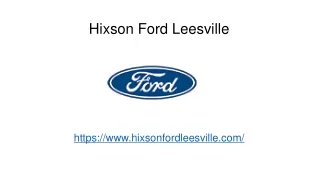 hixson ford leesville